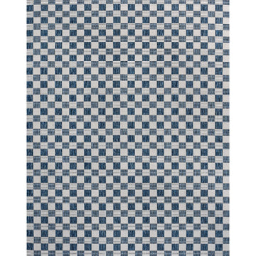 Aimee Traditional Cottage Checkerboard Indoor/Outdoor Area Rug